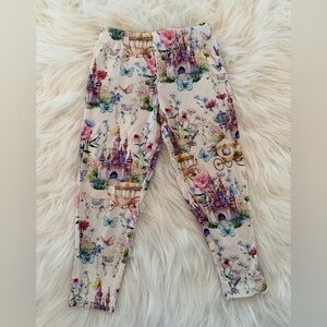 VGUC Posh Peanut Katrina Castle/Butterfly/Horse Leggings 2T